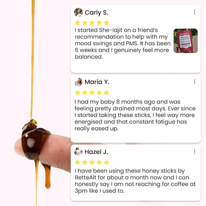 Modivon SHE-Lajit Strawberry Wellness Honeysticks™