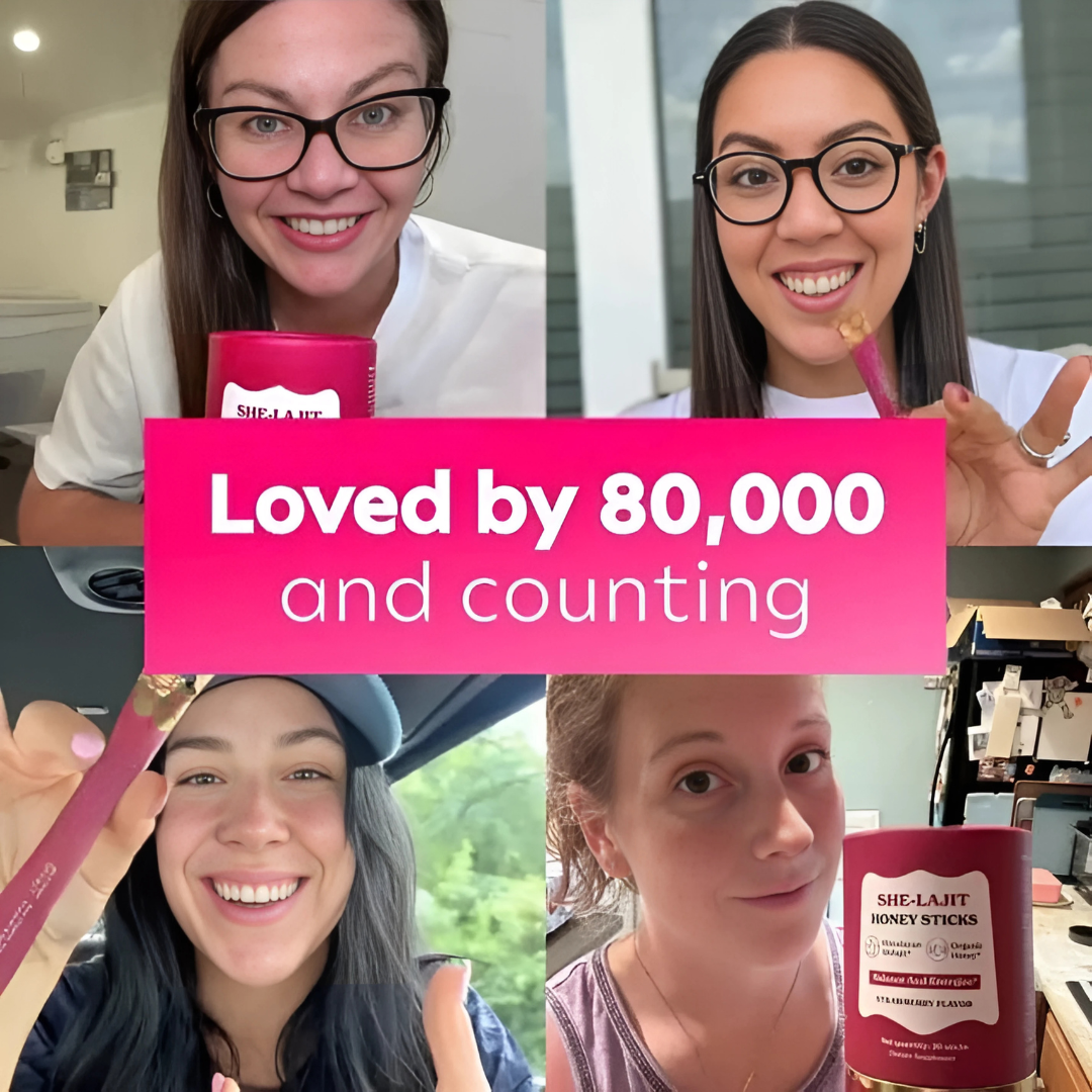 Modivon SHE-Lajit Strawberry Wellness Honeysticks™