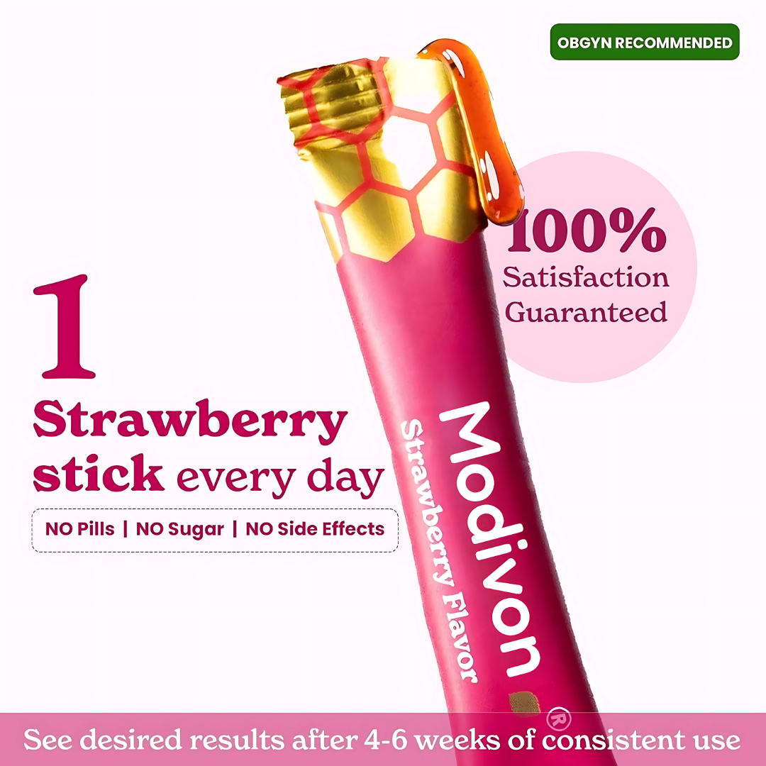Modivon SHE-Lajit Strawberry Wellness Honeysticks™